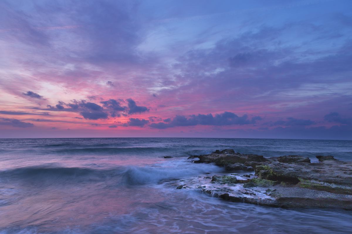 Free Photo Pink Sky Sea 9969