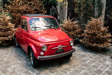 Red Retro Fiat 500