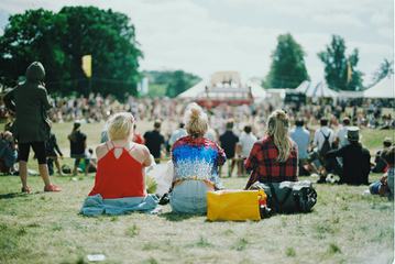Audience of an Outdoor Festival