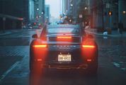 Porsche 911 with Back Lights On