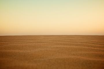 Yellow Desert Sand and Sky