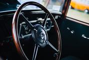 Antique Wooden Classic Car Steering Wheel