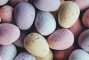 Mini Speckled Easter Eggs in Pastel Colors