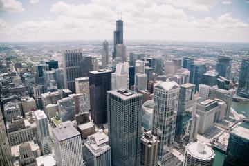 Aerial View of Chicago Downtown