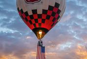 Hot Air Balloon with American Flag