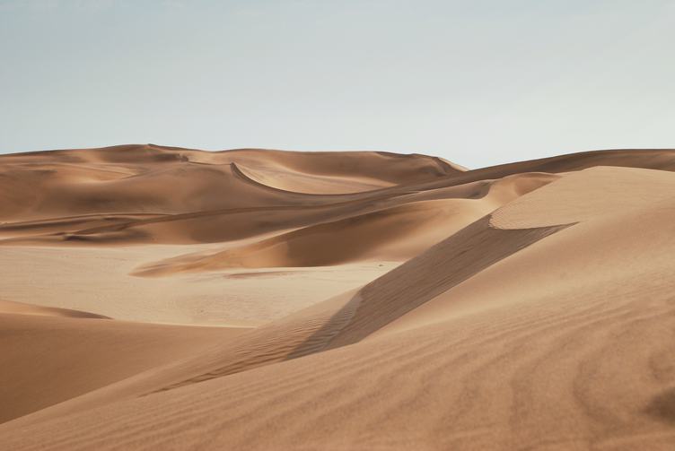 Landscape of Desert Dunes
