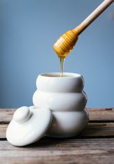 Honey Pot and Honey Dipper - Healthy Sweetener