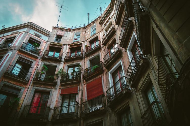 Tenement House in Barcelona, Spain