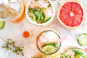 Refreshing Summer Cocktails with Citrus Fruits and Vegetables