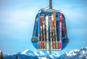 Ski Lift Gondola Snow Mountains