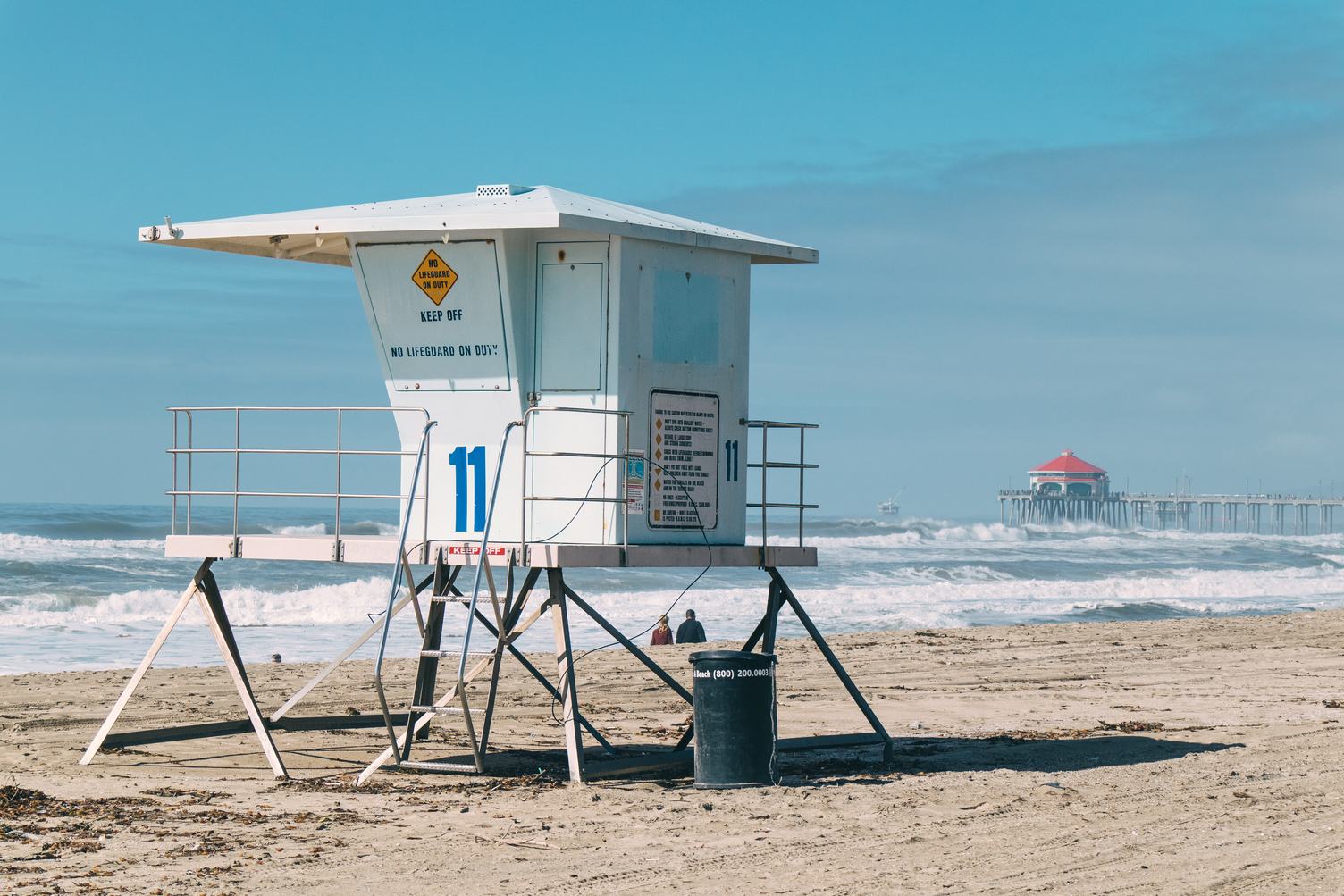 Lifeguard Tower on the Beach
