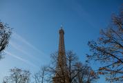 Eiffel Tower in Autumn Paris, France