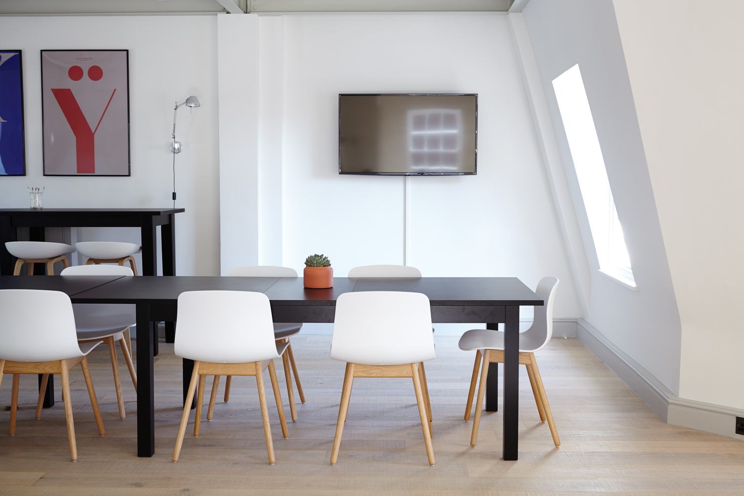 Interior Design, Large Modern Dining Table