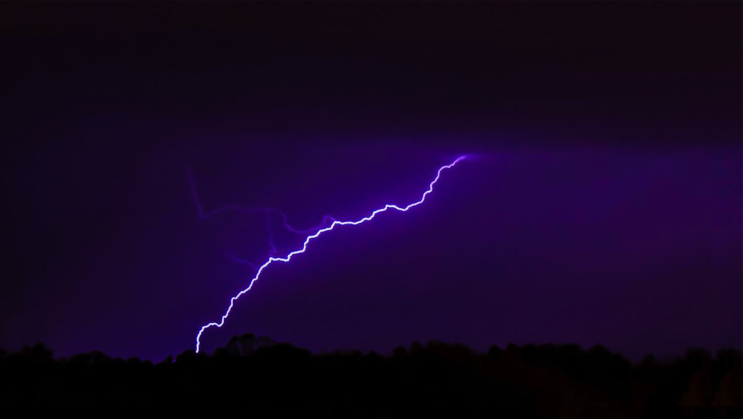 Dramatic Lightning Strike