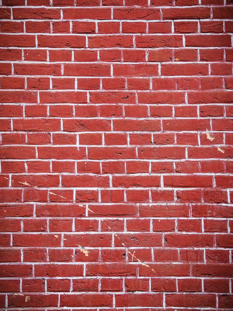 Vertical Background of Red Brick Wall Texture