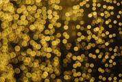 Gold Sparkles Abstract Bokeh Background