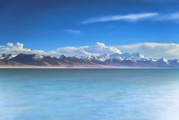 Panoramic View of the  Sea and Mountain Range