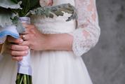 Wedding Bouquet in Bride Hands