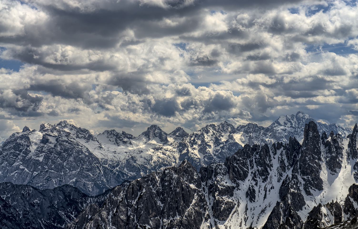 Dolomite Mountains Panorama, Italy