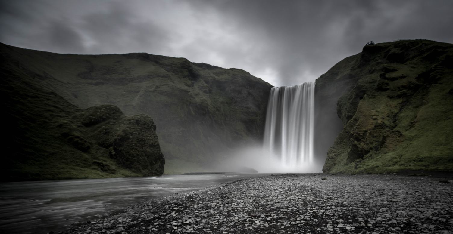 Skogafoss Waterfall on Skoga River, Iceland