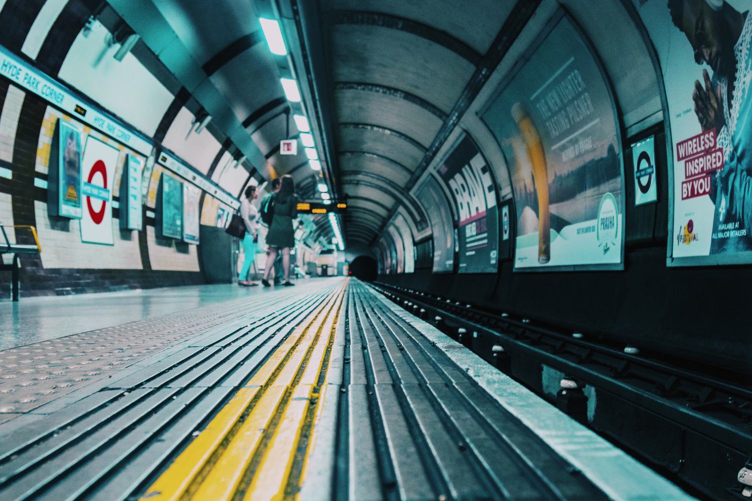 People Waiting for Their Connection, London Underground