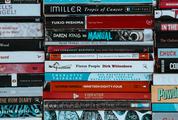 Books Stacked Texture