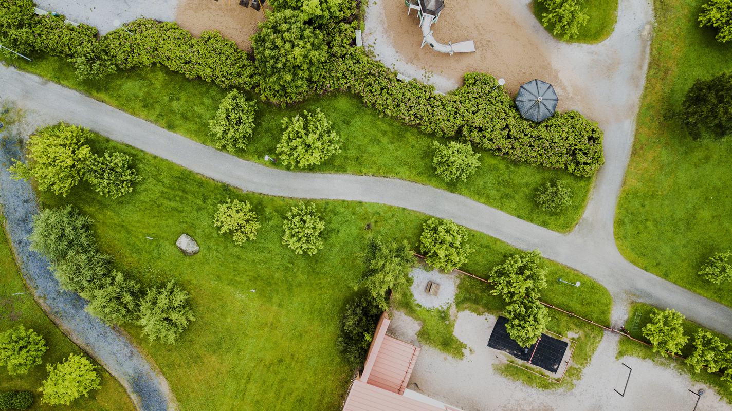 Free Photo Aerial View of Garden