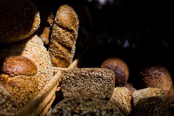Different Kinds of Bread with Grain