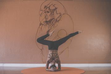Beautiful Woman Doing Yoga