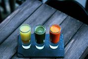 Set of Tricolor Healthy Vitamin Shots
