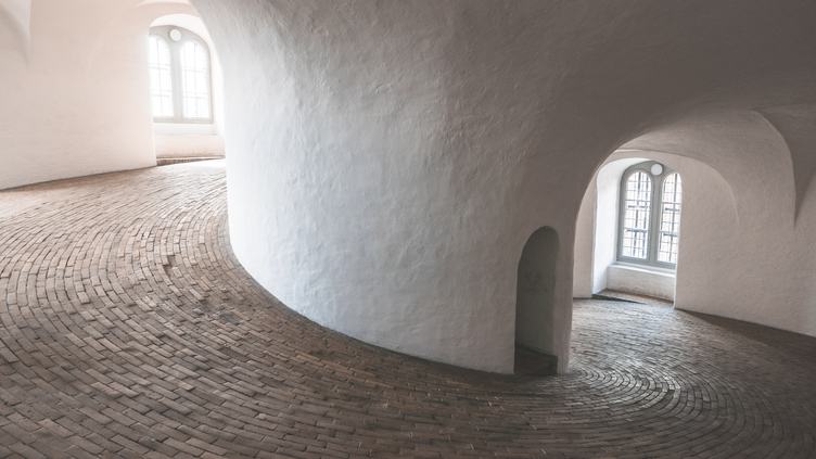 Spiral Ramp of the Round Tower in Copenhagen