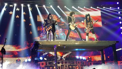 Kiss American Rock Band Concert