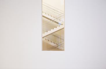 Stairwell in Building of Modern Art Museum in NY