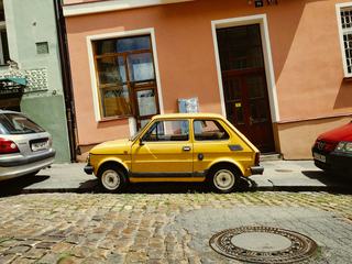 Fiat 126p Parked by the Street