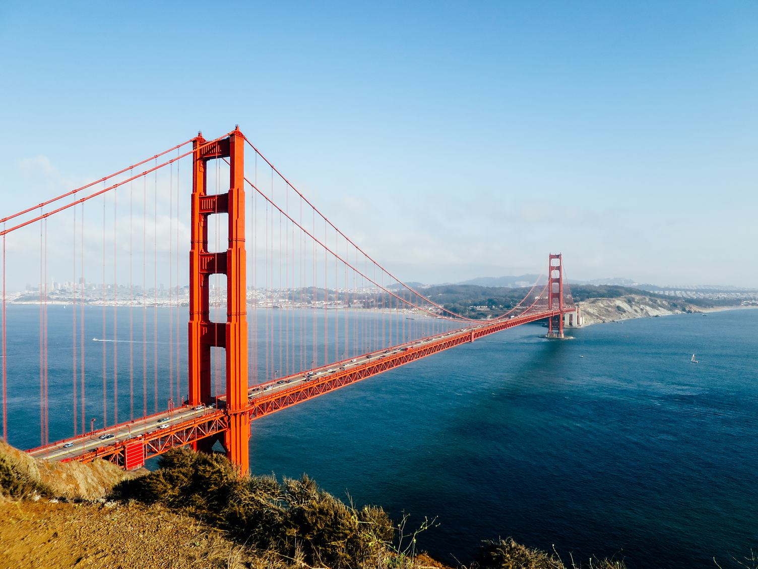 Free Photo: Golden Gate Bridge in San Francisco, California, USA