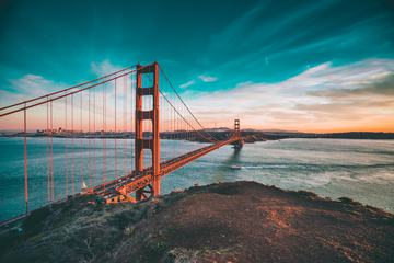 Turquoise Sky over Golden Gate Bridge, San Francisco, United States