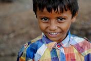 Smiling Indian Boy Portrait