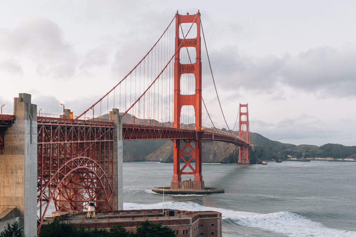Golden Gate Bridge in San Francisco, California