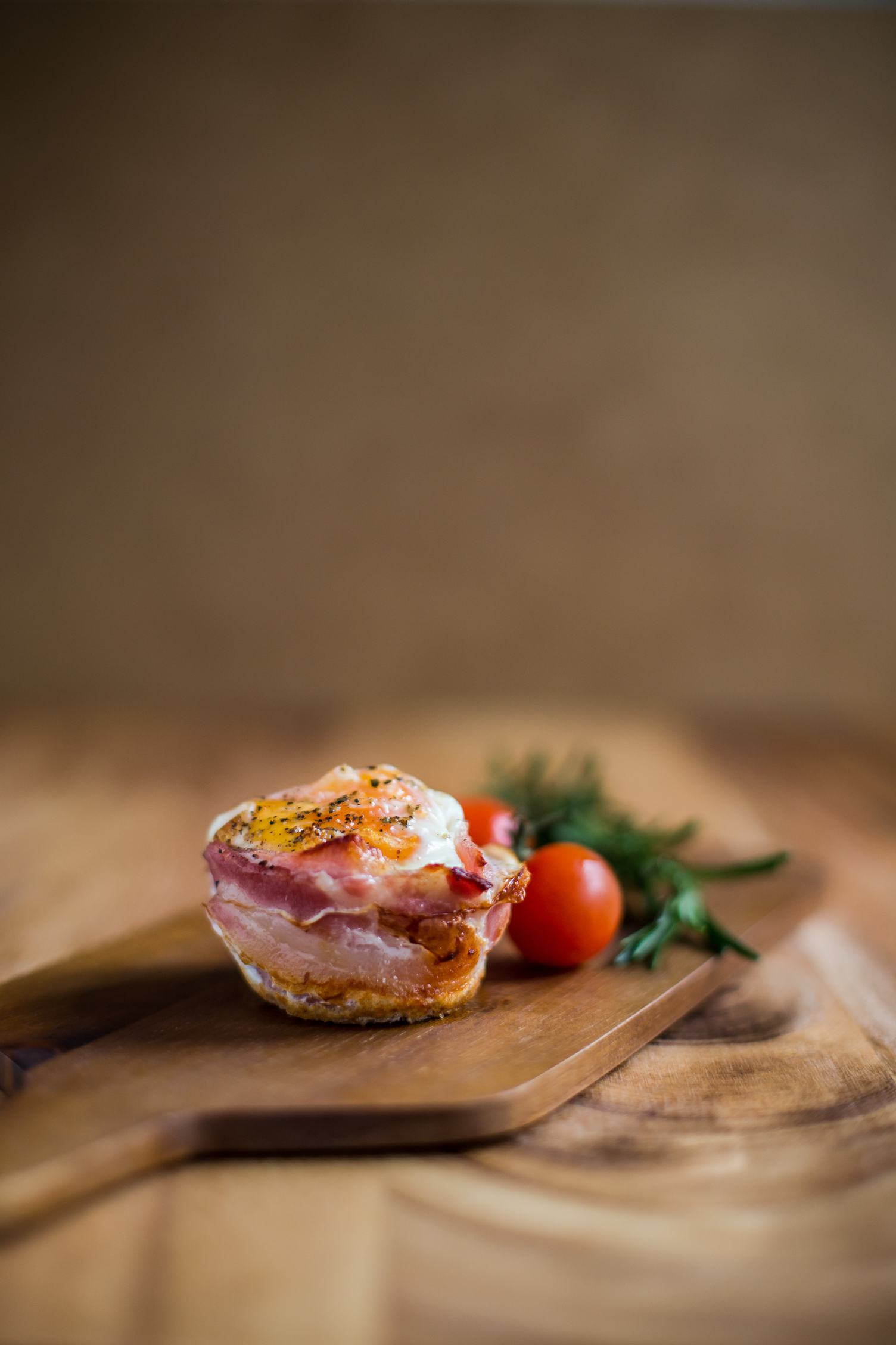 Egg Baked in Bacon