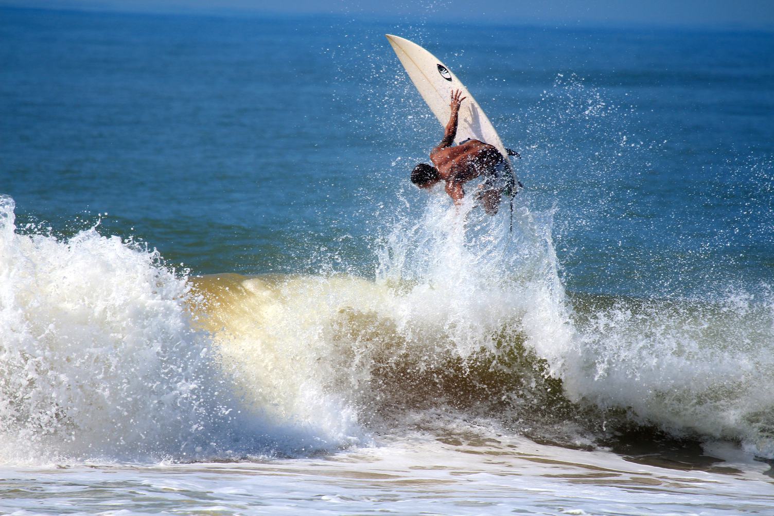 Surfer on the Wave