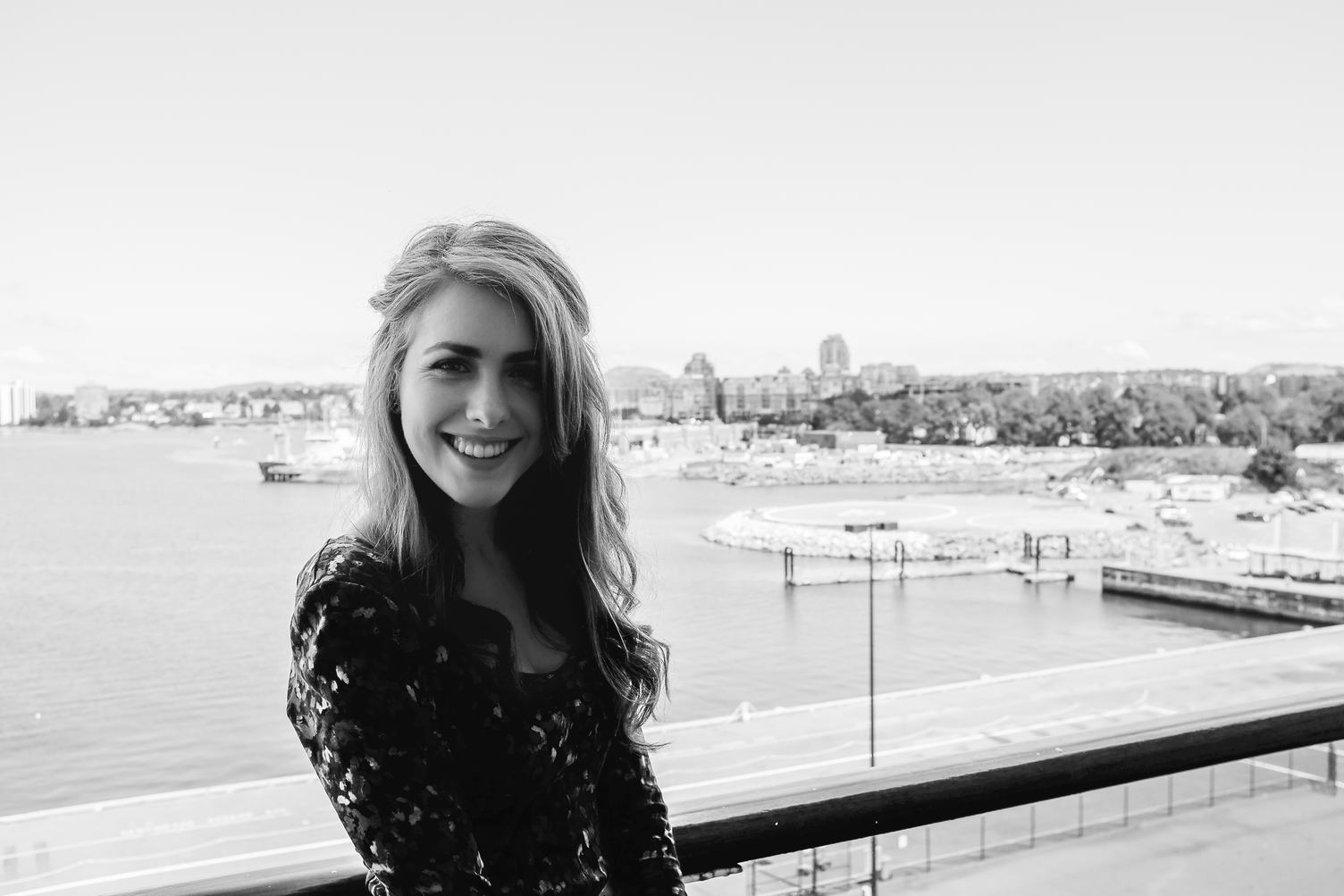 Portrait of Smiling Woman Outdoors