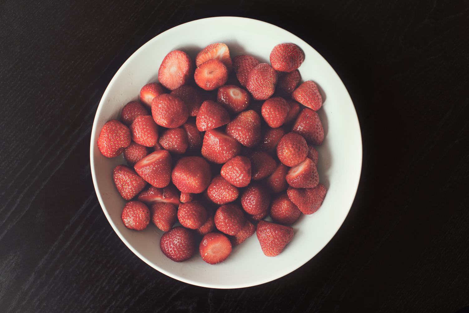 Strawberries on a Plate