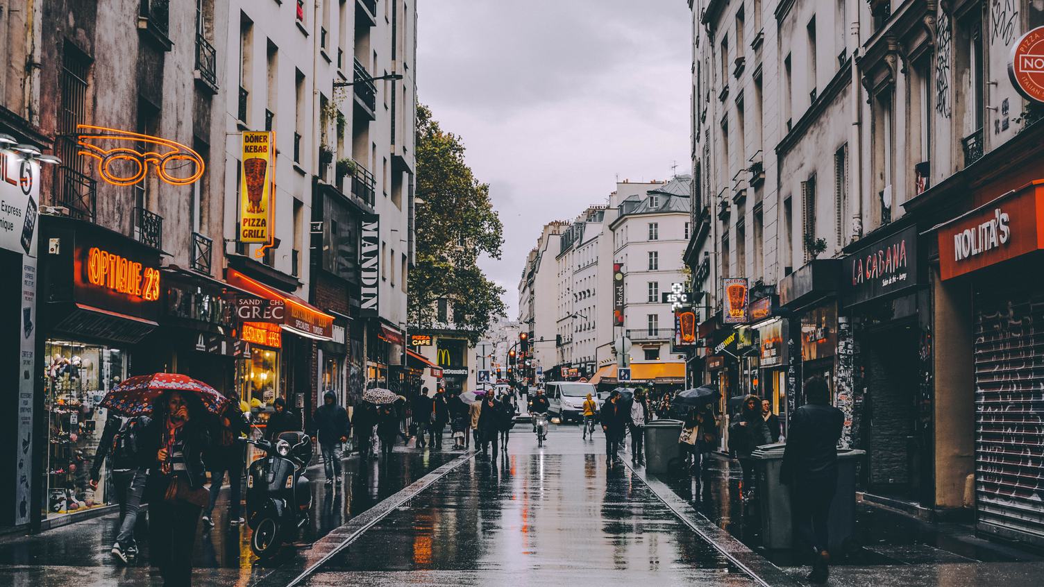 Paris Street on a Rainy Day