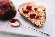 Slice of Bread with Jam