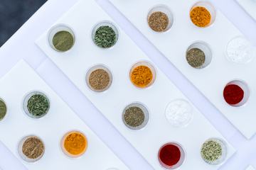 Spices in Small Containers