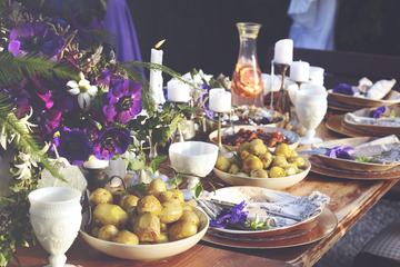 Table Served for a Banquet