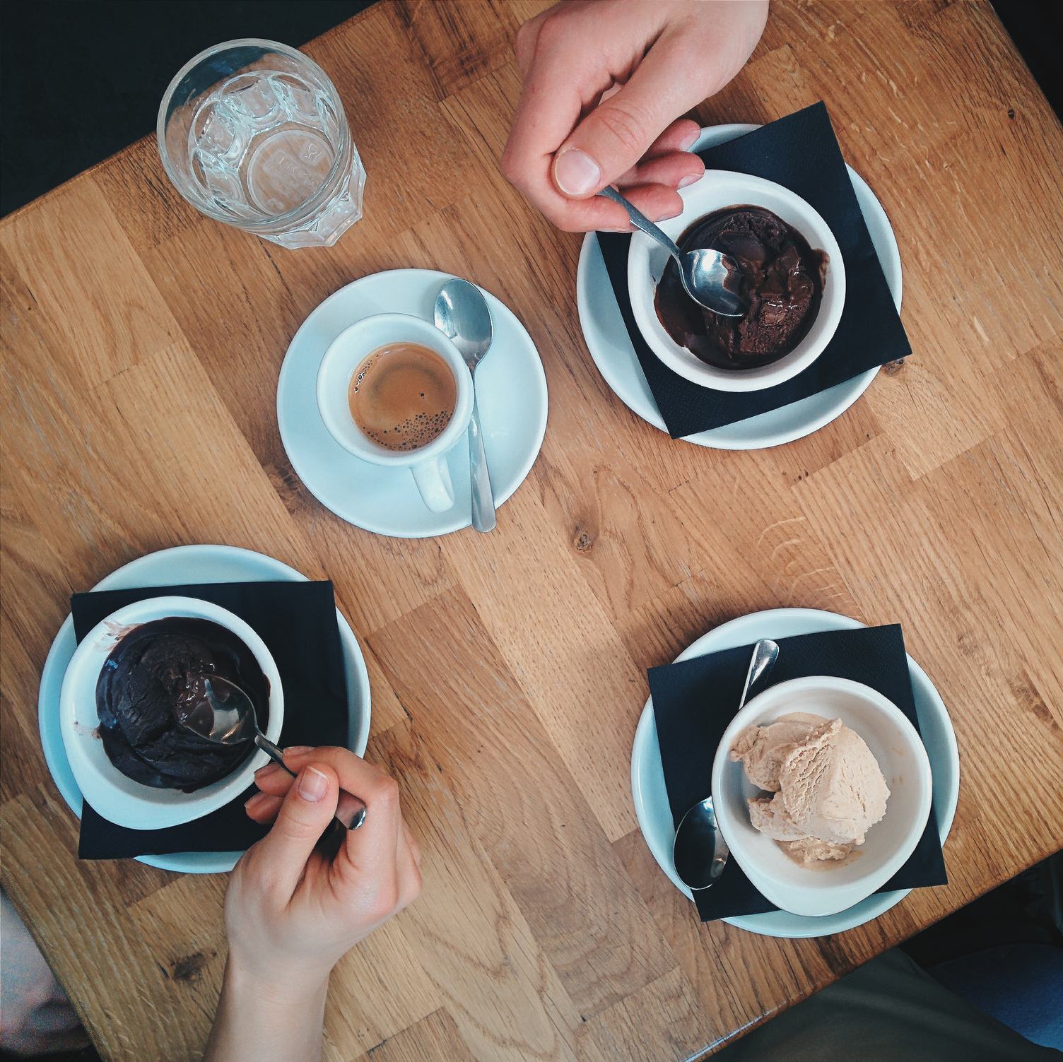 Ice Creams with Espresso