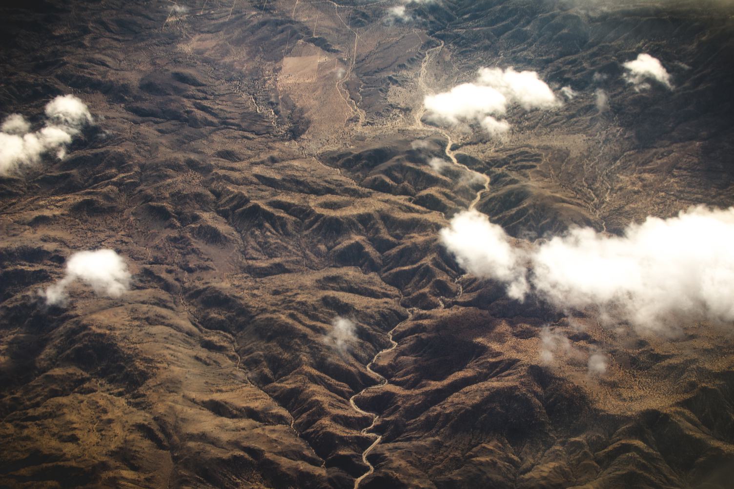 Aerial View of Mountain Landscape