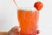 Fresh Homemade Strawberry Lemonade