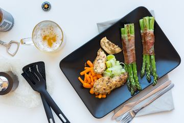 Chicken with Asparagus and Beer